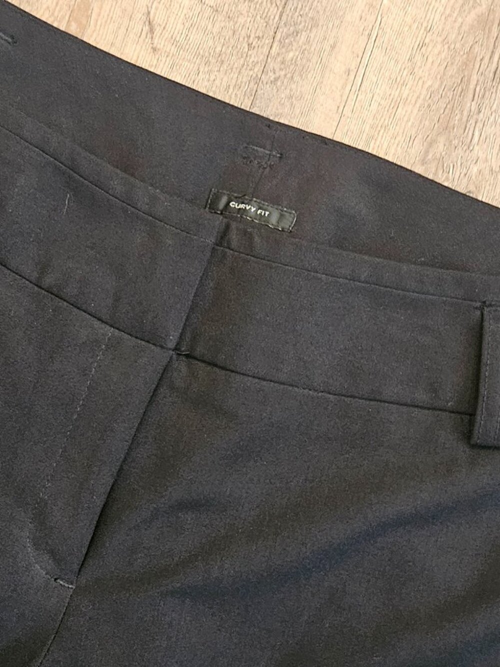 Worthington Curvy Fit Black Dress Pants Women's Size 16 Straight Leg Career Offi - Picture 2 of 3